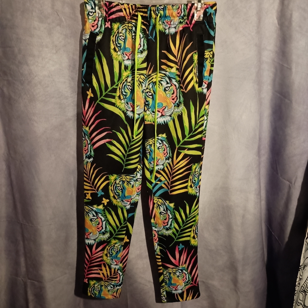 Victorious Neon Jungle Tiger Track Pants